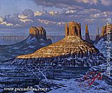 Monument Canvas Paintings - Monument Valley